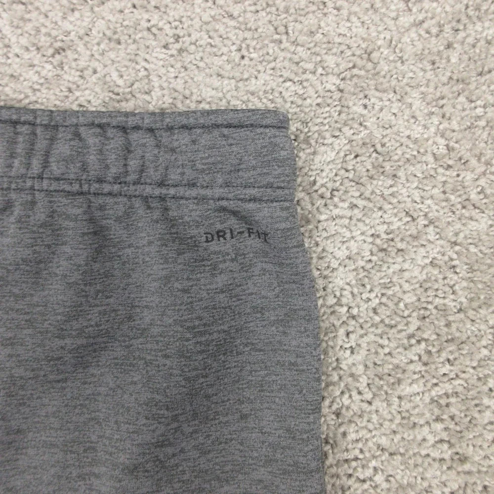 Nike Sweatpants Mens Large Gray Thermafit Fleece Sports Activewear Comfort Logo‎